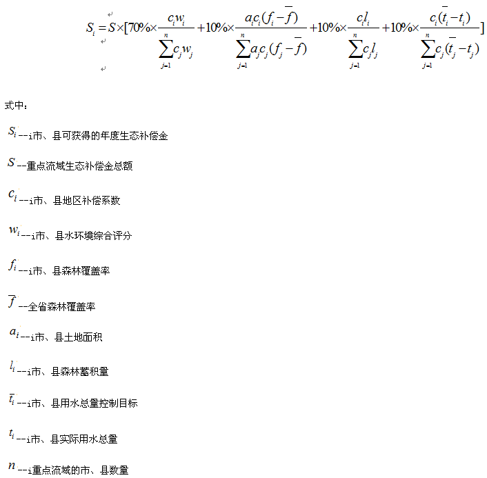 閩政〔2015〕4號 福建省人民政府關(guān)于印發(fā)《福建省重點(diǎn)流域生態(tài)補(bǔ)償辦法》的通知