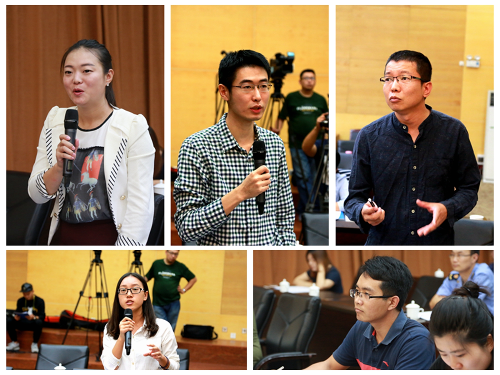 《人民日報》《河南日報》、河南電視臺新聞頻道、《大公報》、河南電視臺民生頻道等媒體記者現(xiàn)場提問