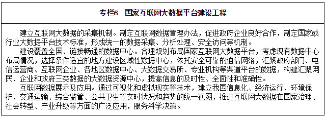 專欄6　國(guó)家互聯(lián)網(wǎng)大數(shù)據(jù)平臺(tái)建設(shè)工程