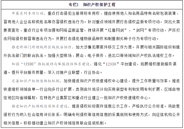 專欄2　知識產(chǎn)權(quán)保護工程