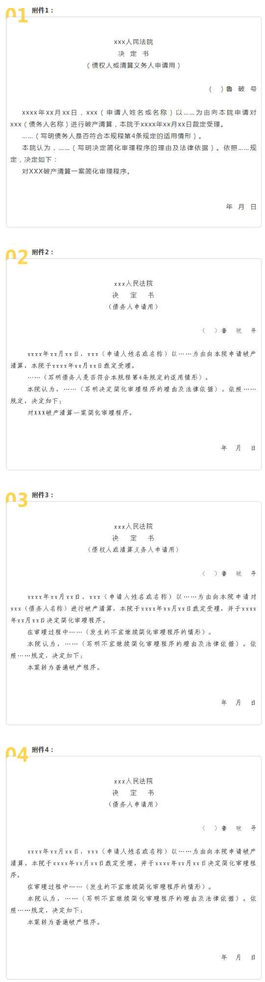濟中法破〔2020〕1號《濟南市中級人民法院關(guān)于破產(chǎn)案件簡化審理程序的操作規(guī)程（試行）》